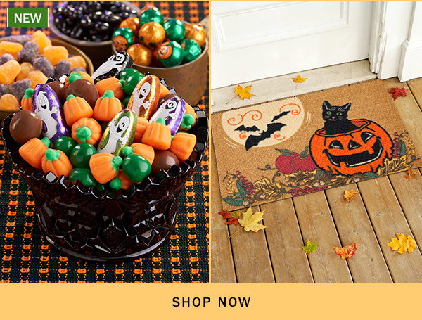 Shop Now. New: Deluxe Halloween Candy Mix, 1 Pound Bag, Jack-o'-Cat Halloween Doormat