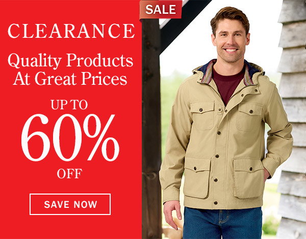 Clearance. Quality Products at Great Prices Up To 60% Off. Save Now. Sale: Orton Brothers All-Weather Water-Repellent Jacket