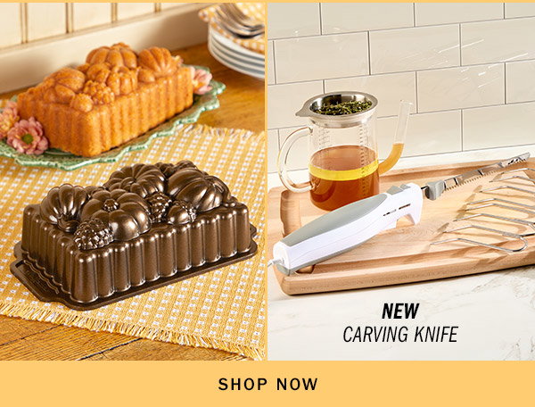 Shop Now. Harvest Bounty Aluminum Loaf Pan, New: Electric Carving Knife, Gravy Separator With Strainer and Spout, 4 Cup