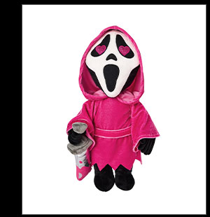 Ghost Face Heart Eyes Plush