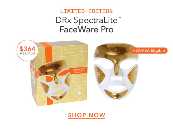 NEW Limited-Edition Gold FaceWare Pro LED Mask