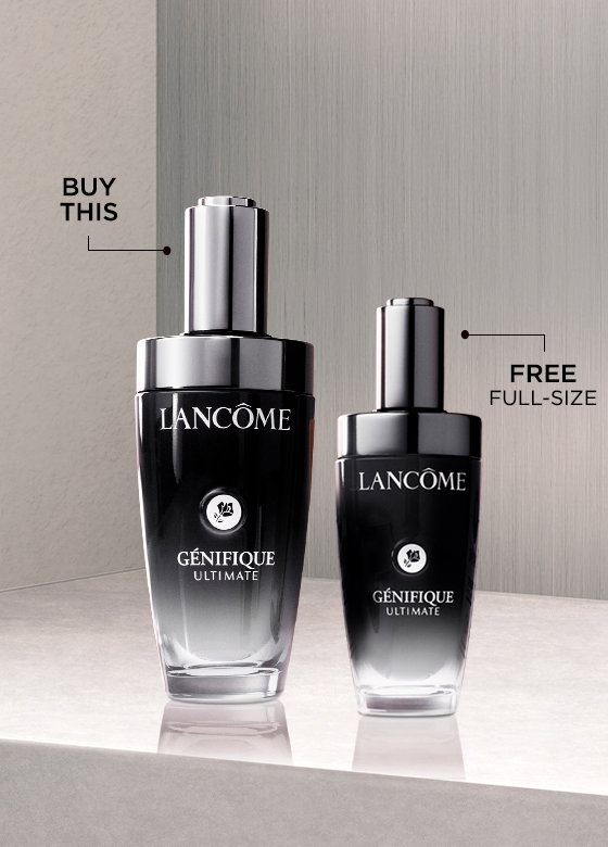 BUY GÉNIFIQUE ULTIMATE RECOVERY SERUM (1.7 OZ) GET A FREE GÉNIFIQUE ULTIMATE RECOVERY SERUM (1.0 OZ) A $89 VALUE! USE CODE FALLFRESH SHOP