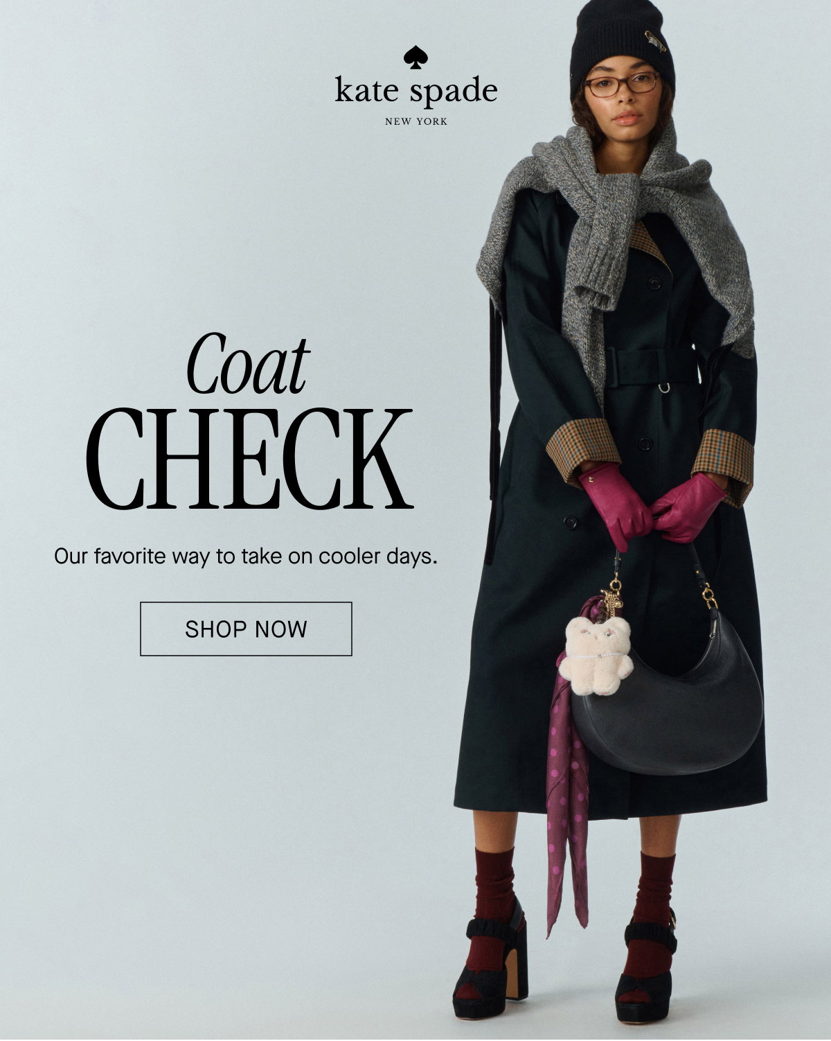 Coat CHECK Our favorite way to take on cooler days  SHOP NOW