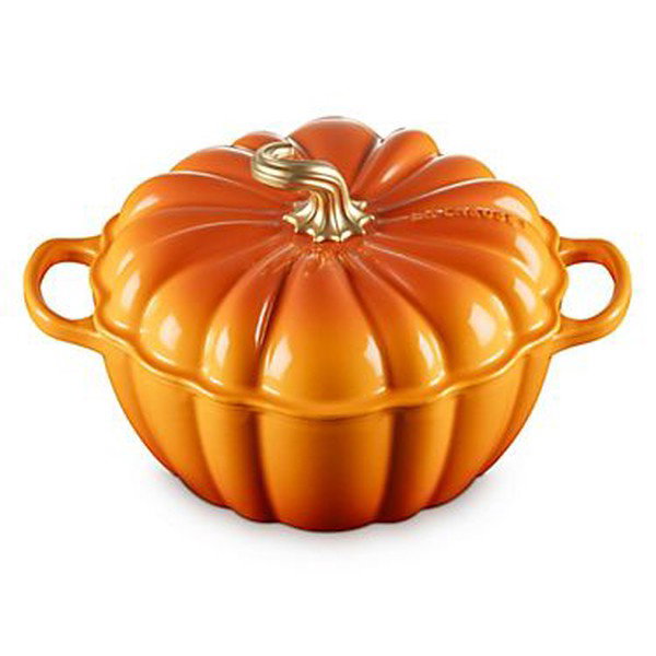 Le Creuset 4-qt Pumpkin Cocotte with Gold Knob