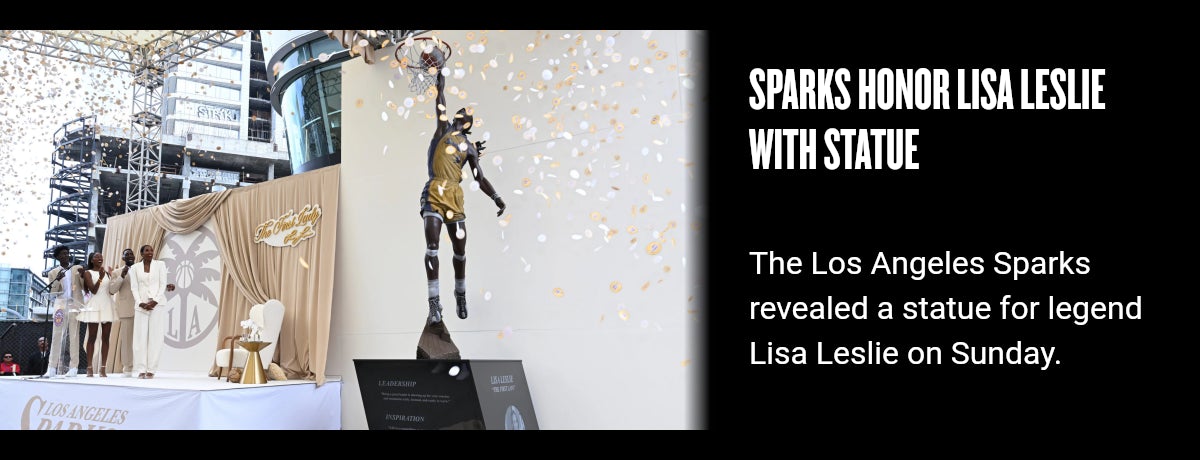 Sparks honor Lisa Leslie with statue