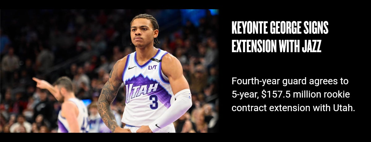 Keyonte George signs extension with Jazz