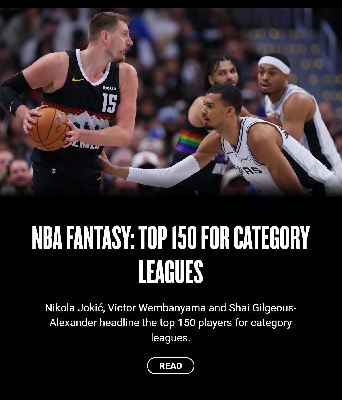 NBA Fantasy: Top 150 for category leagues