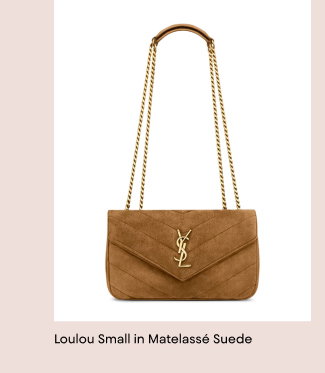  Loulou Medium in Matelassé Suede