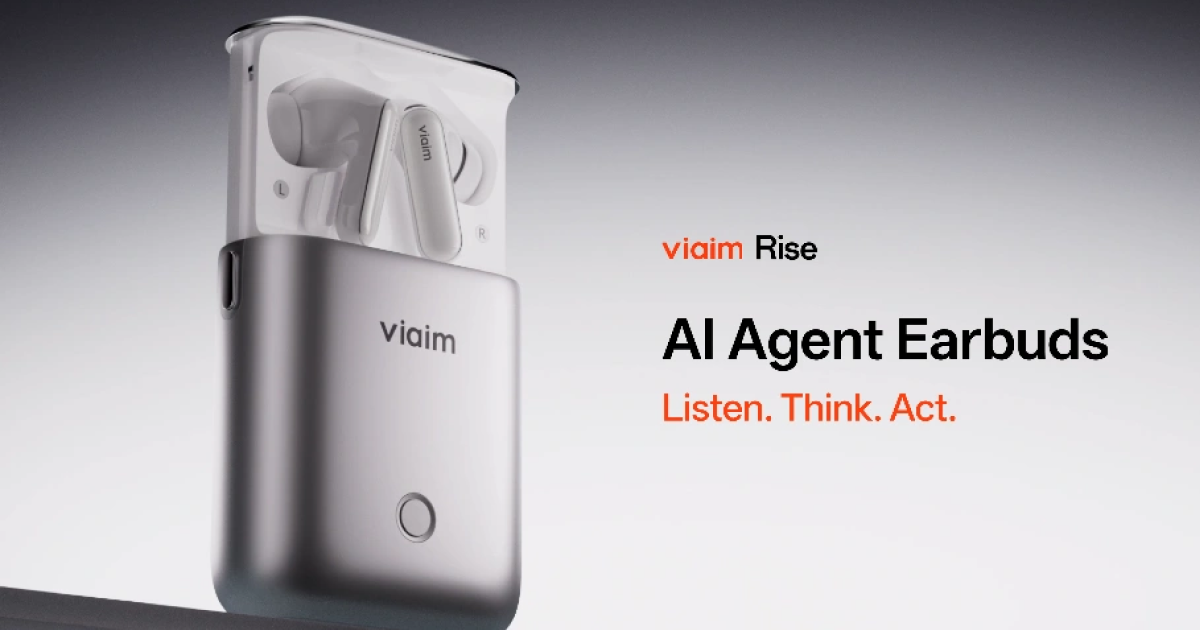 viaim Rise: AI Agent Earbuds for ChatGPT, Claude & Gemini