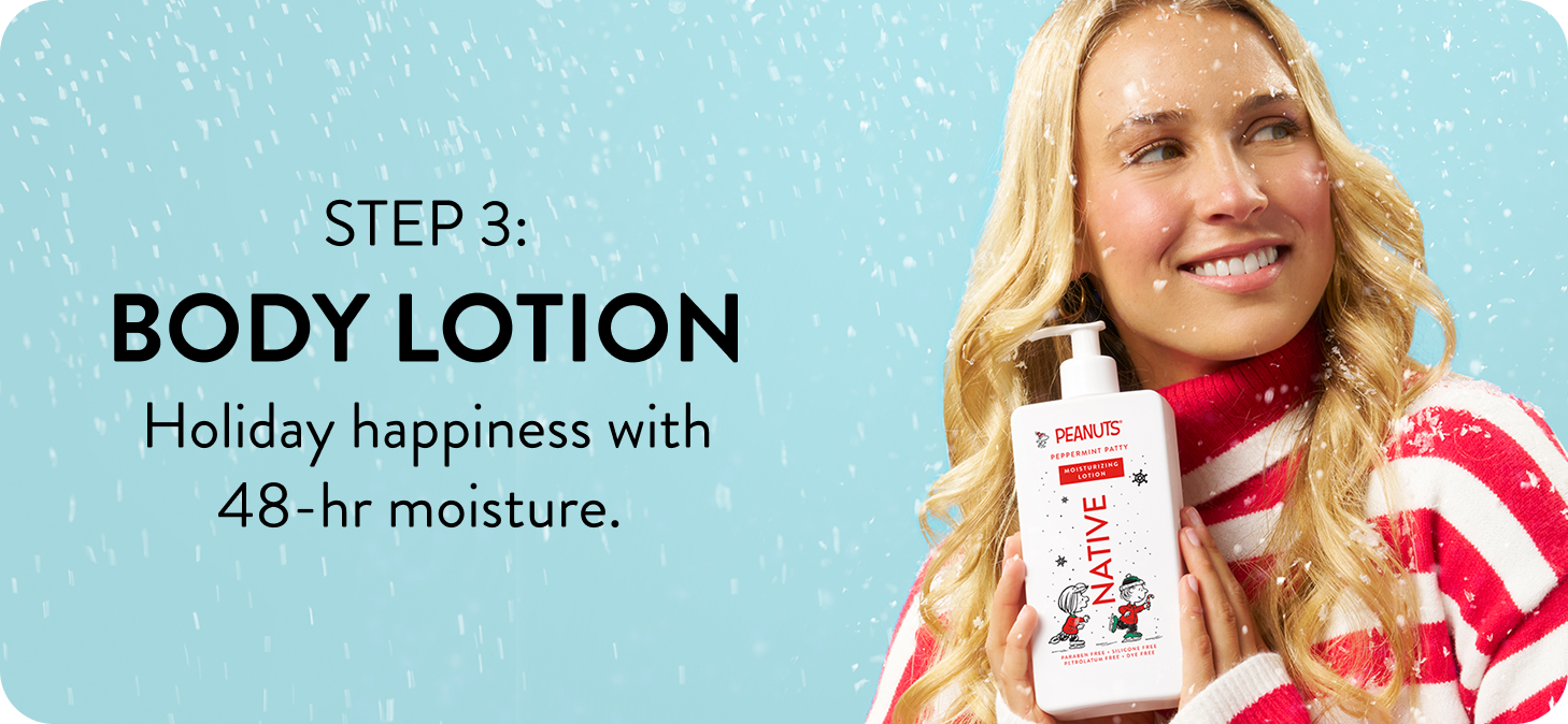 step 3 body lotion holiday happiness with 48 hr moisture. 