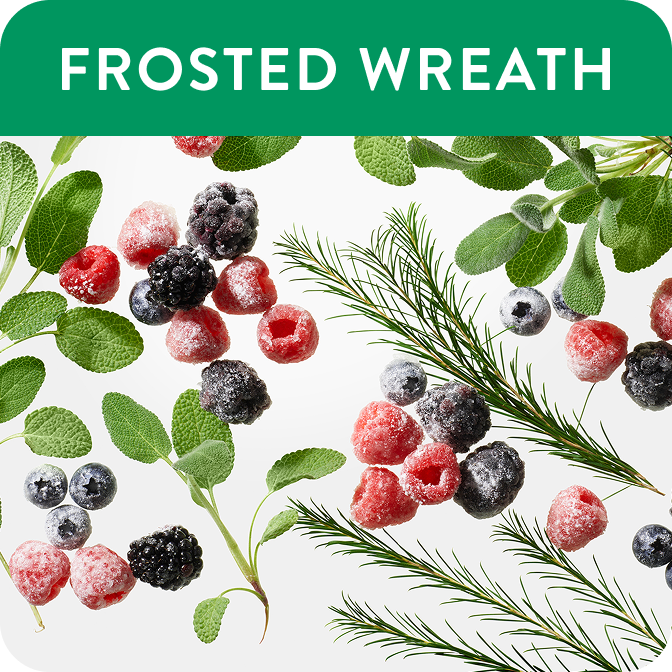 frosted wreath