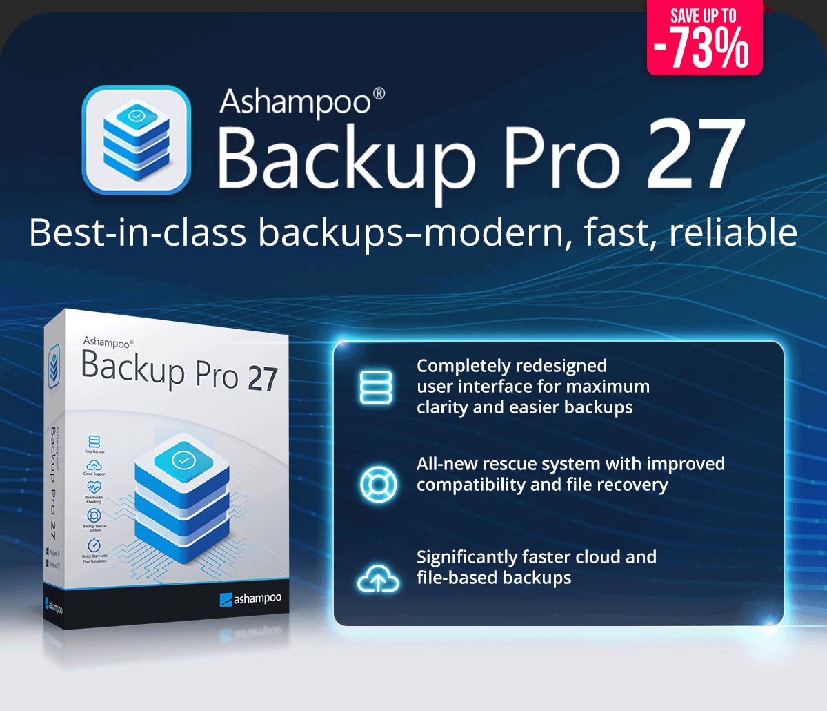 Ashampoo® Backup Pro 27 | Your complete backup tool for maximum data security!