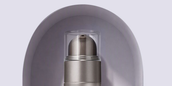 Product standing upright in an arched niche.
