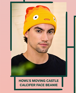 Howl's Moving Castle Calcifer Face Beanie