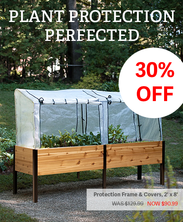 Plant Protection Perfected - 30% OFF - Protection Frame and Covers 2' x 8' Was $129.99 NOW $90.99