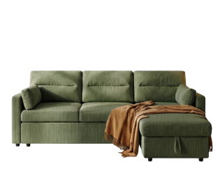 Shangri-La Carter 4 Seater Queen Sofa Bed with Reversible Chaise Product Image