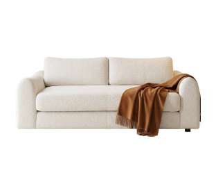 Brosa Velora 3 Seater Queen Boucle Sofa Bed Product Image