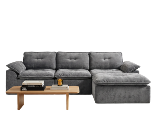 Brosa Castello 4 Seater Compressed Sofa with Ottoman Product Image
