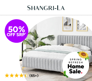 Shangri-La Victoria Bed Frame (Silver, Queen) Product Image