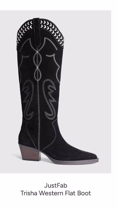 Trisha Western Flat Boot