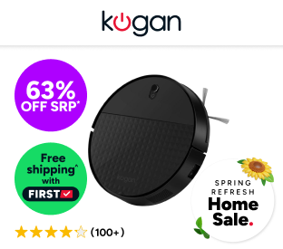 Kogan EasyClean R40 Robot Vacuum Cleaner and Mop Product Image