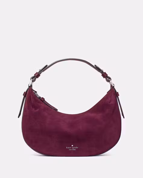 Selene Suede Shoulder Bag