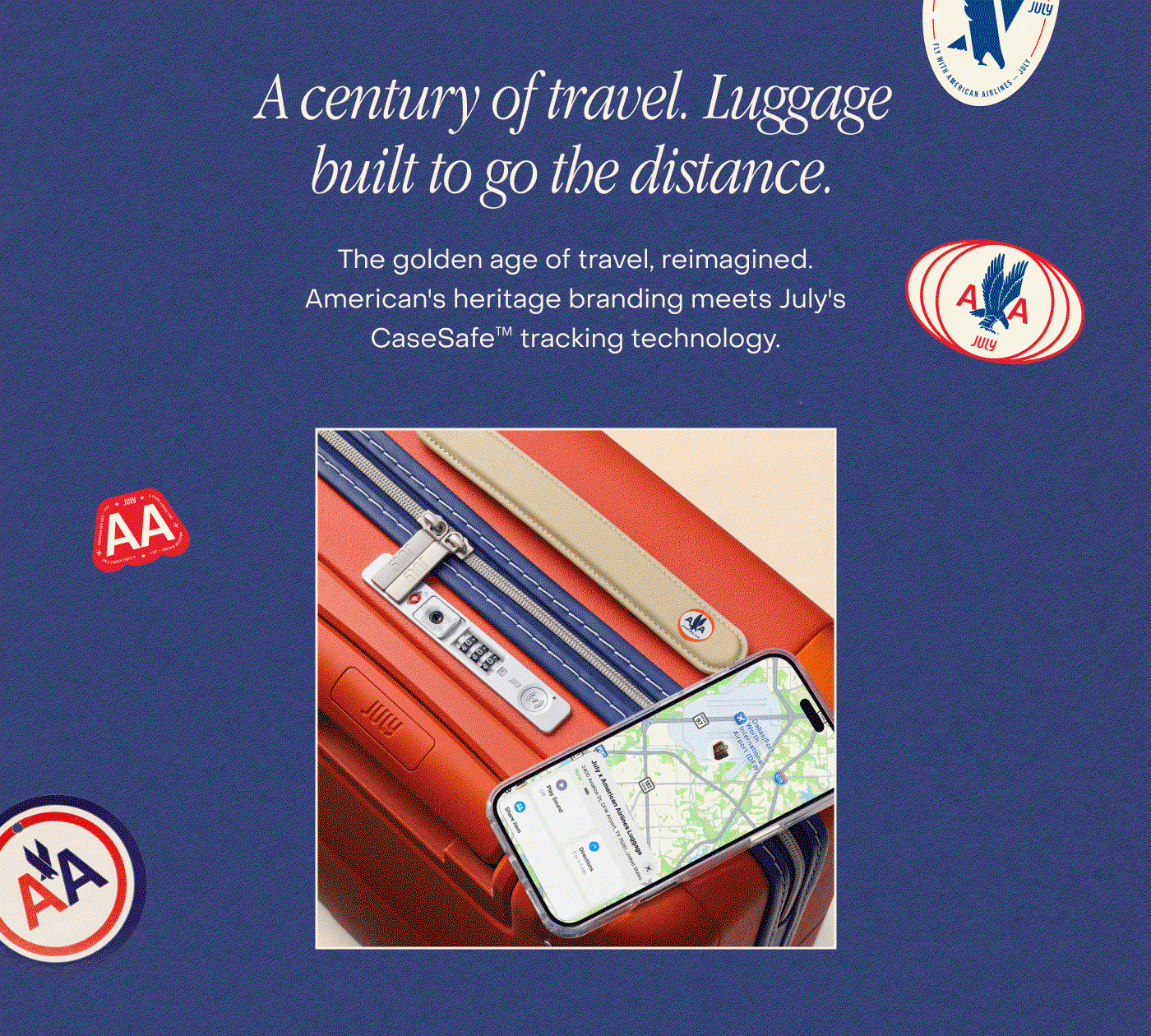A century of travel luggage to go the distance. 