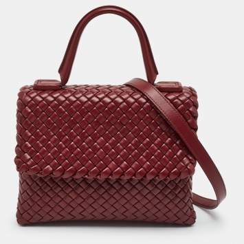 Patti Burgundy Intrecciato Lea