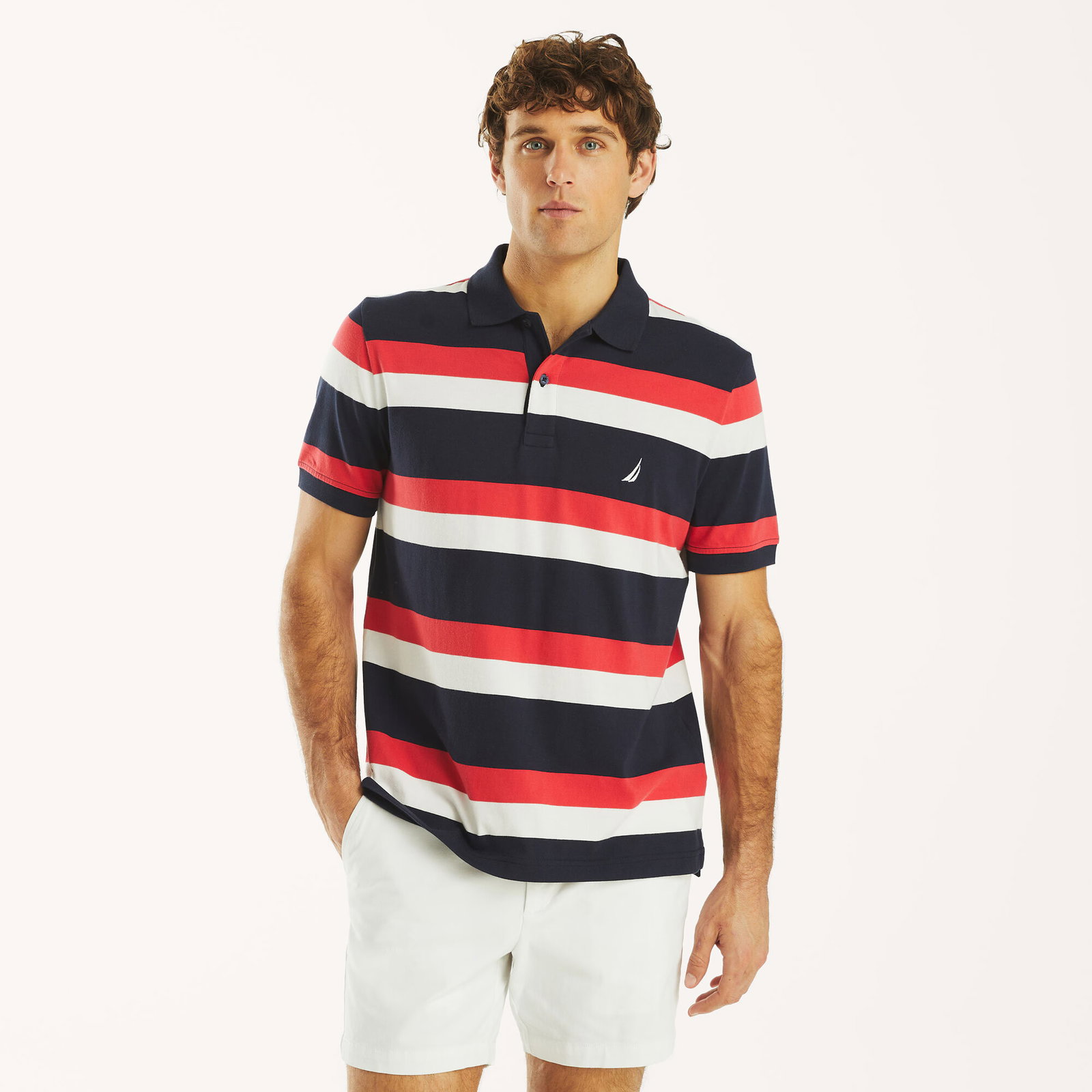 Image of Classic Fit Striped Polo