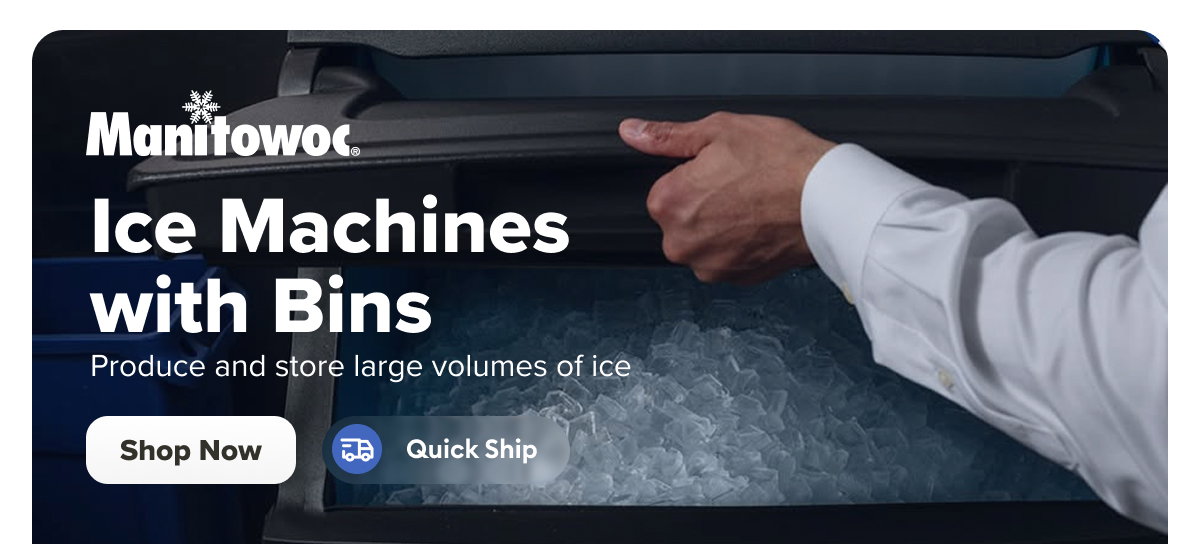 Manitowoc Ice Machines with Bins