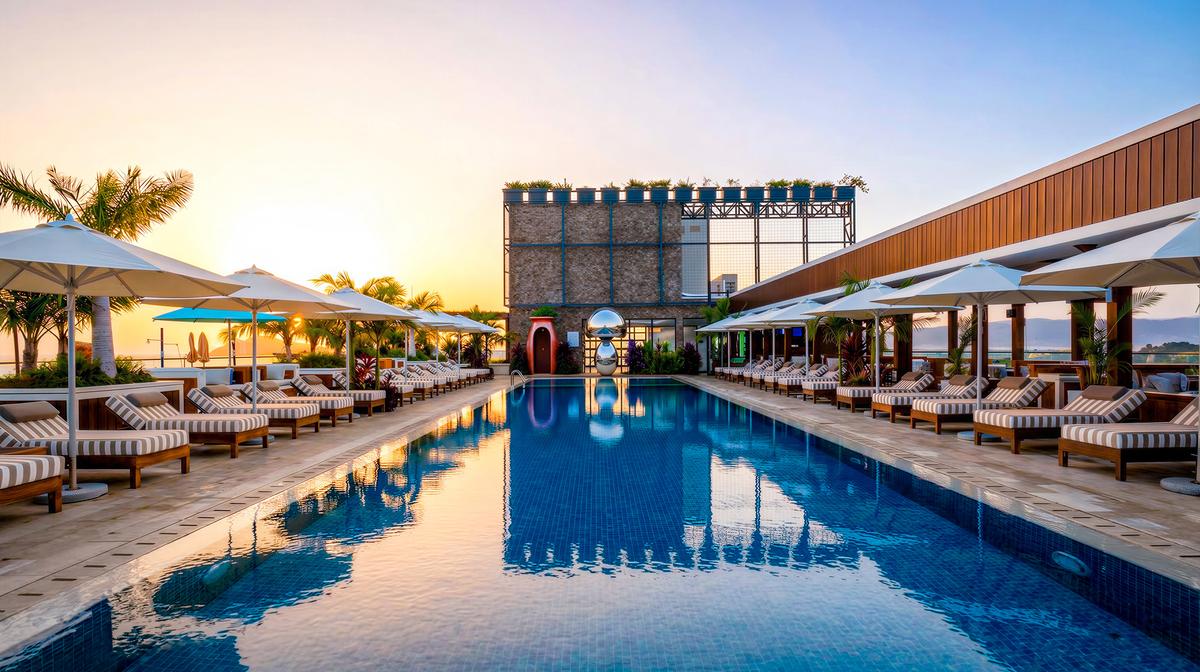 Malaysia Beachfront Paradise with Daily Breakfast, Free-Flow Drinks Hour & Highest Rooftop in Langkawi