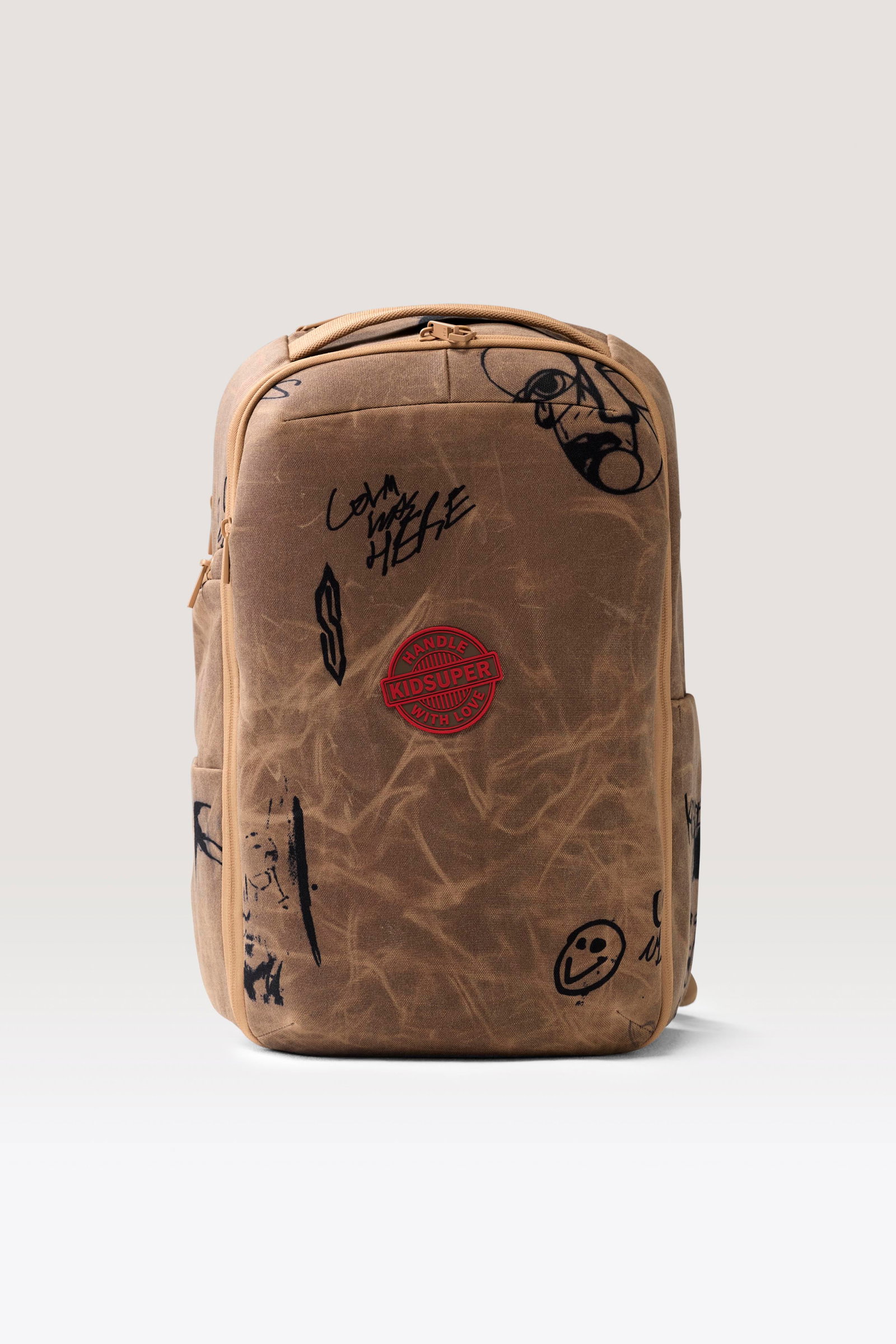 Image of BÉIS x KidSuper The Pro Travel Backpack in Cargo