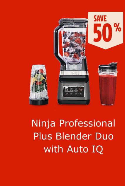Save 50%. Ninja Professional Plus Blender Duo with Auto IQ.
