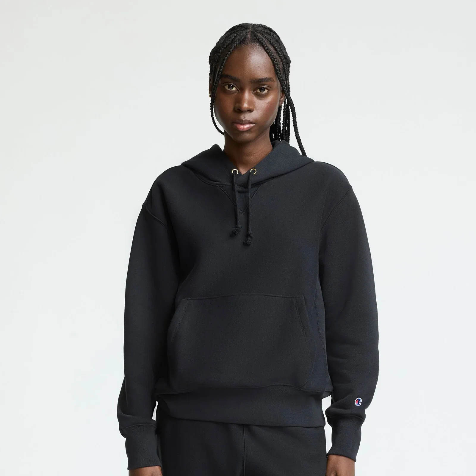 Image of Reverse Weave Hoodie Sweatshirt
