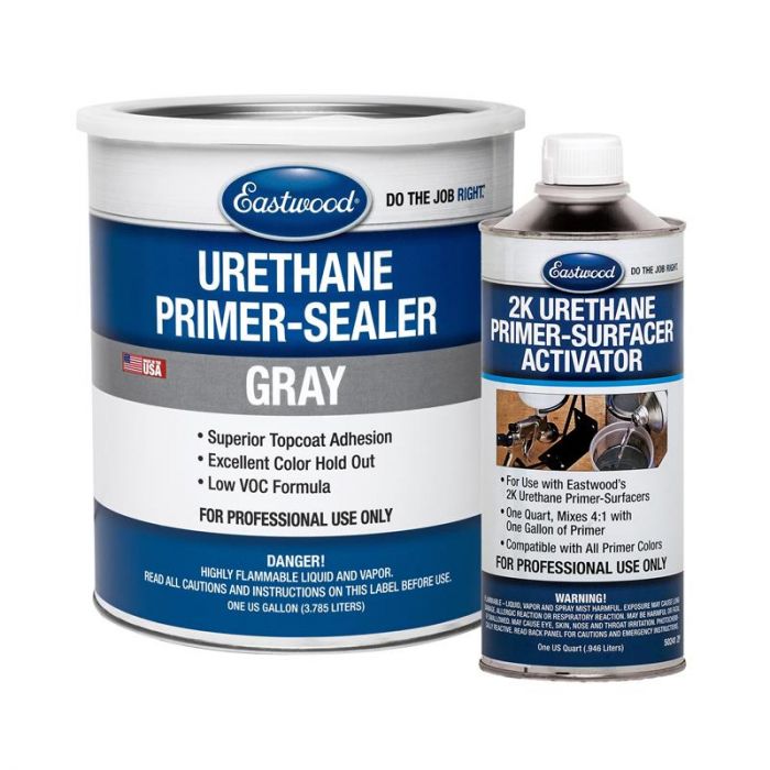 Eastwood Urethane Primer Sealer and Activator Gray