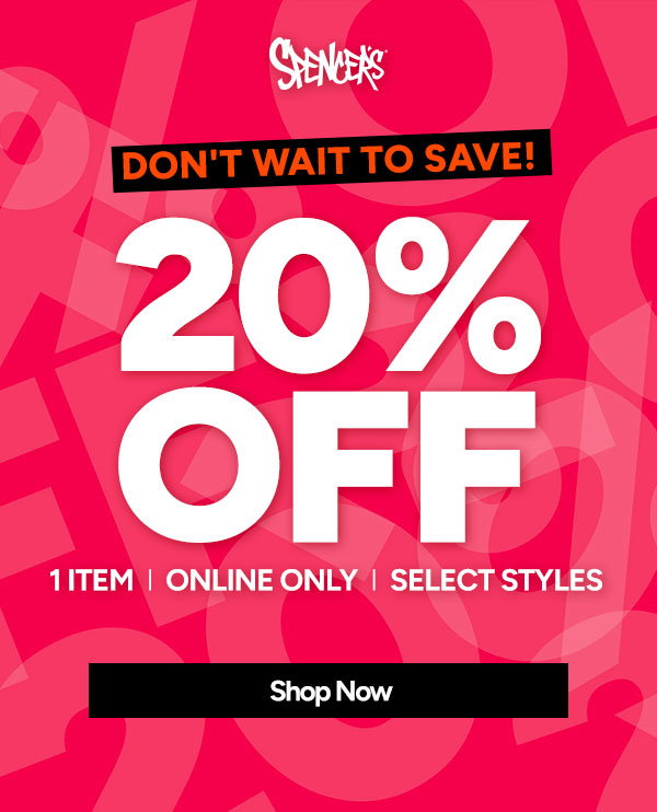 20% off 1 item