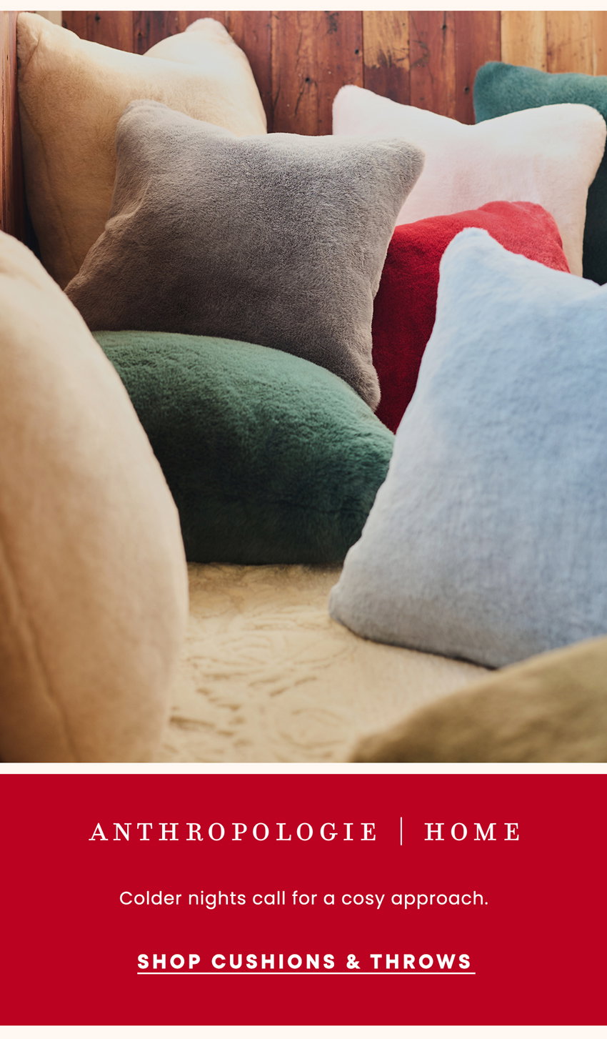 cushions and throws