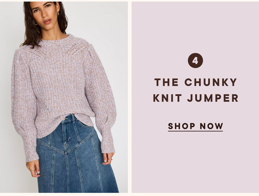 the chunky knit jumper 