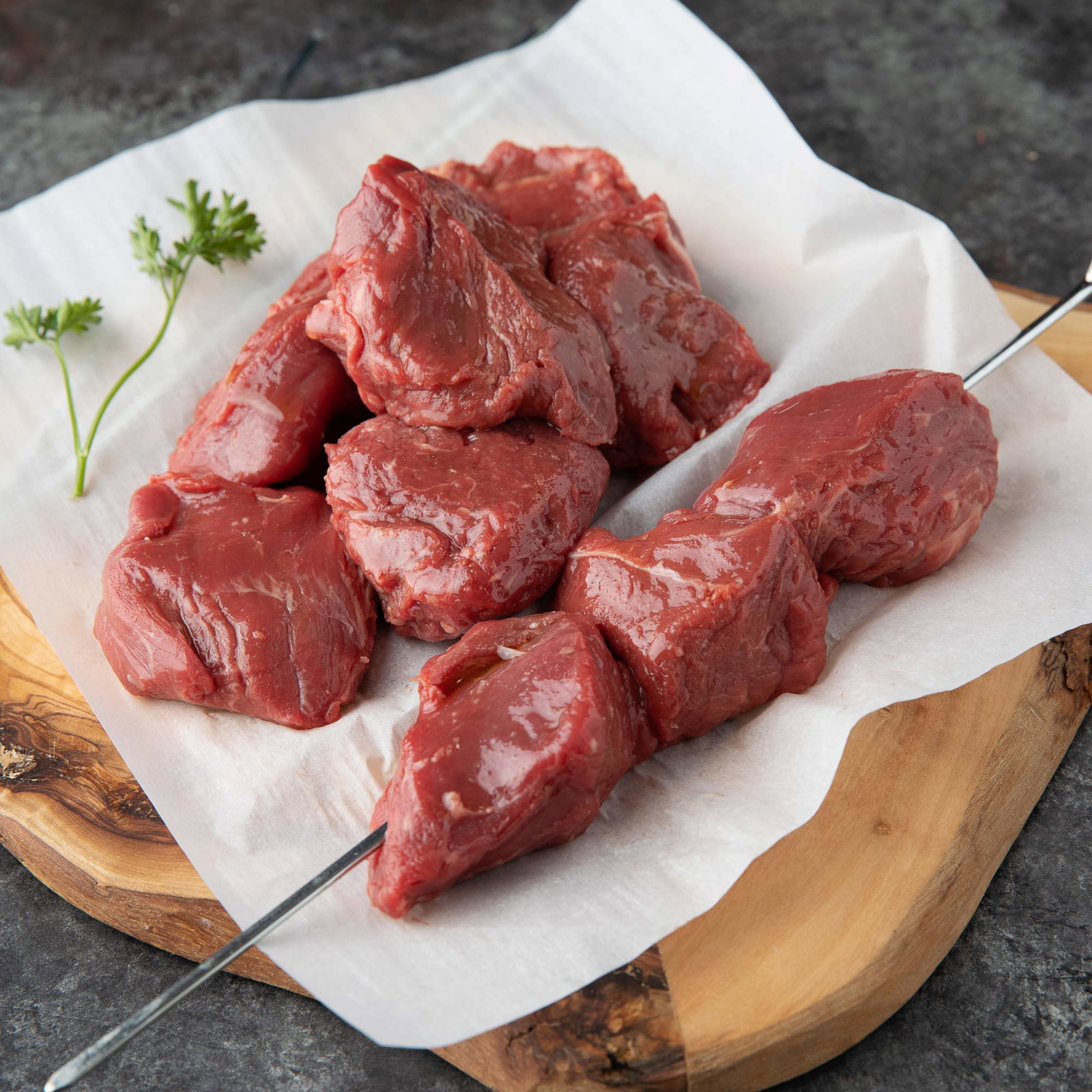 Image of Grass-Fed Beef Tenderloin Tips