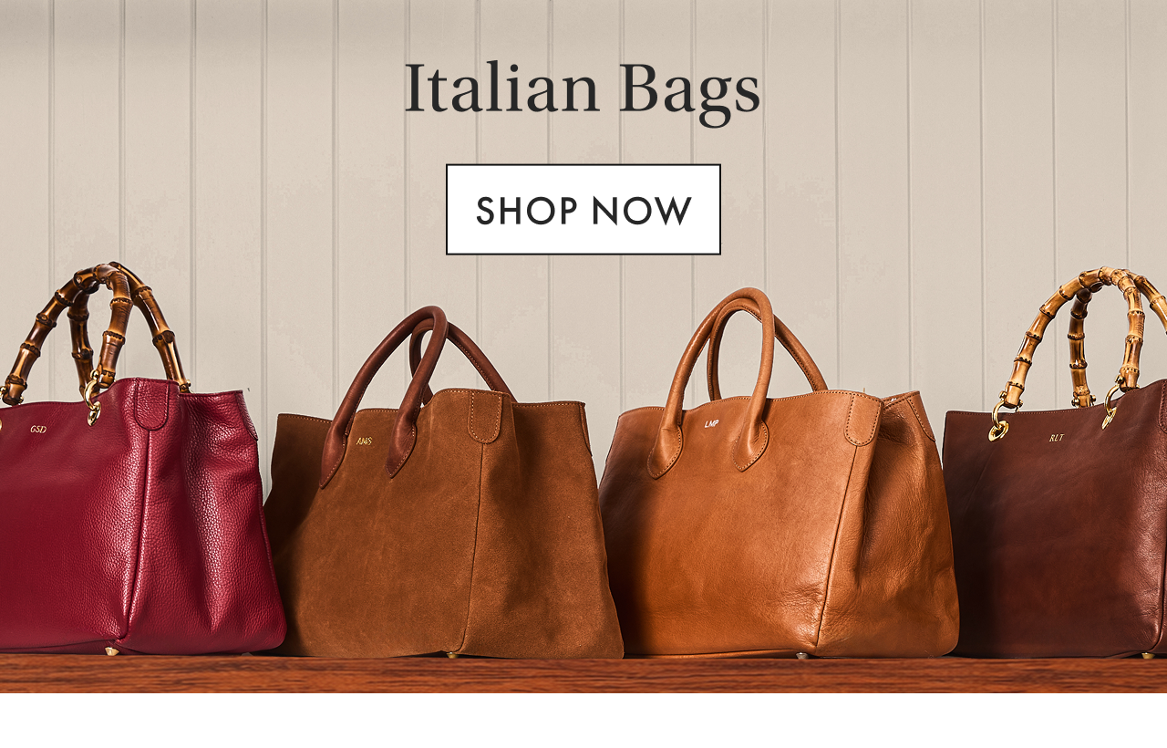 Italian Bags - Shop Now