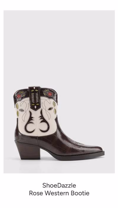 Rose Western Bootie