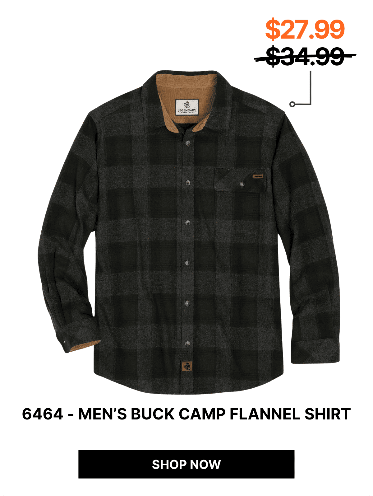 Men's Buck Camp Flannel Shirt