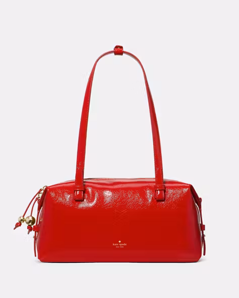 Billie Shiny Leather Shoulder Bag