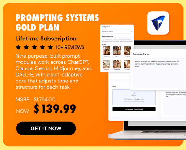 Prompting Systems: Lifetime Subscription (Gold Plan)