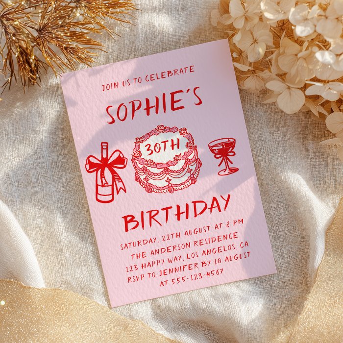 A birthday invitation