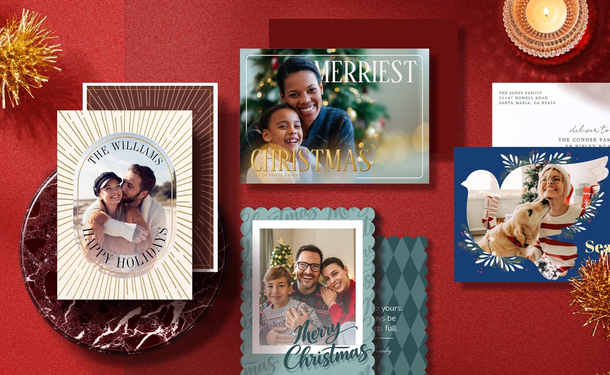 Assorted holiday cards
