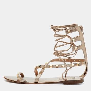 Rockstud Size 37.5 Metallic Be