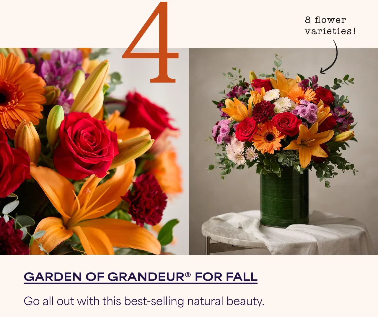 4 | Garden of Grandeur for Fall | Go all out with this best-selling natural beauty.