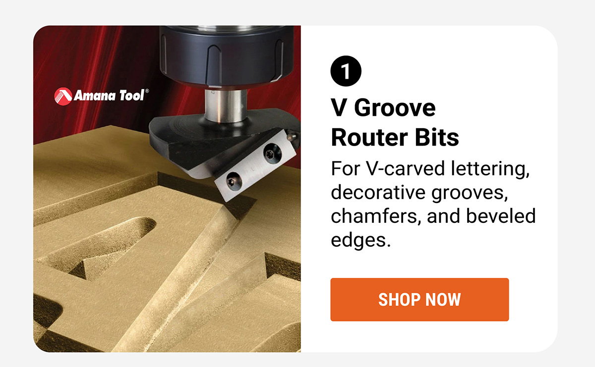 V Groove Router Bits