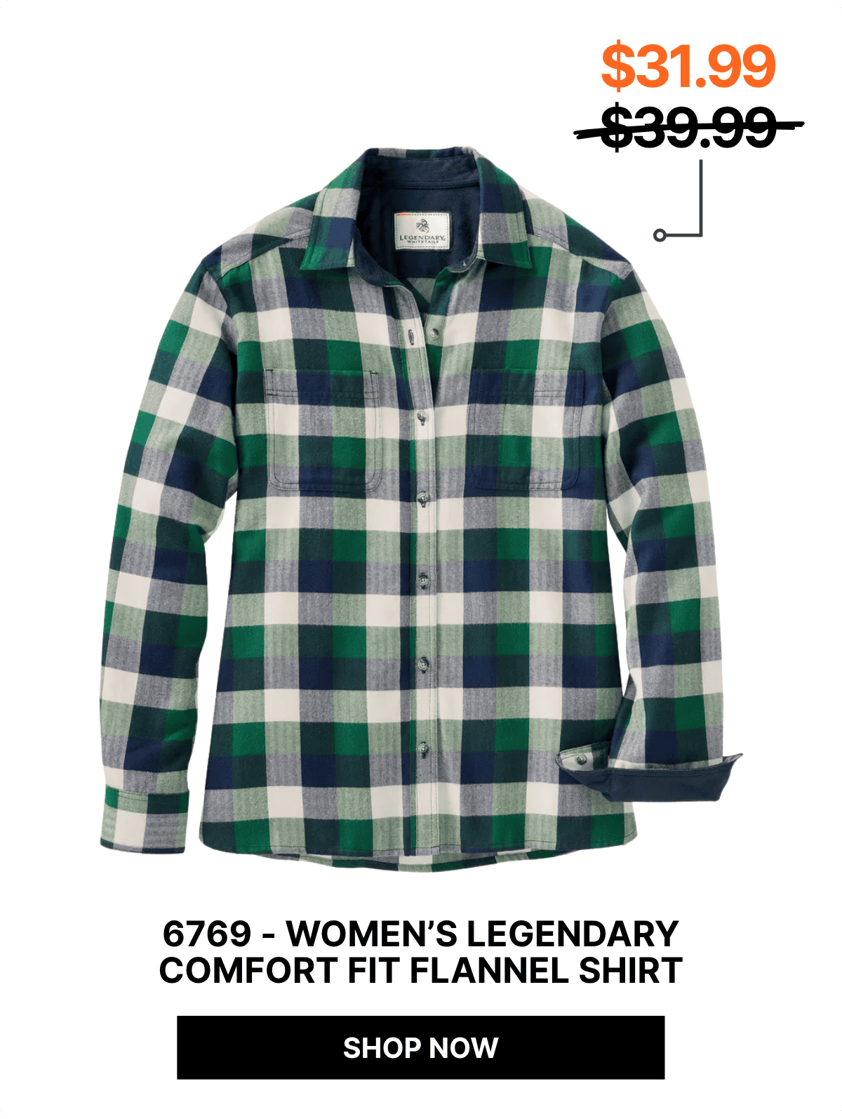 Women's Legendary Comfort Fit Flannel Shirt